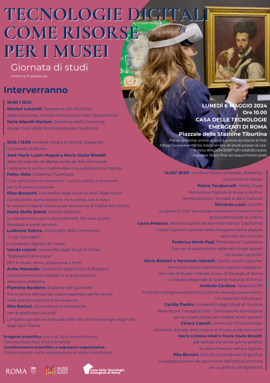 Tecnologie digitali come risorse per i musei e per la Storia